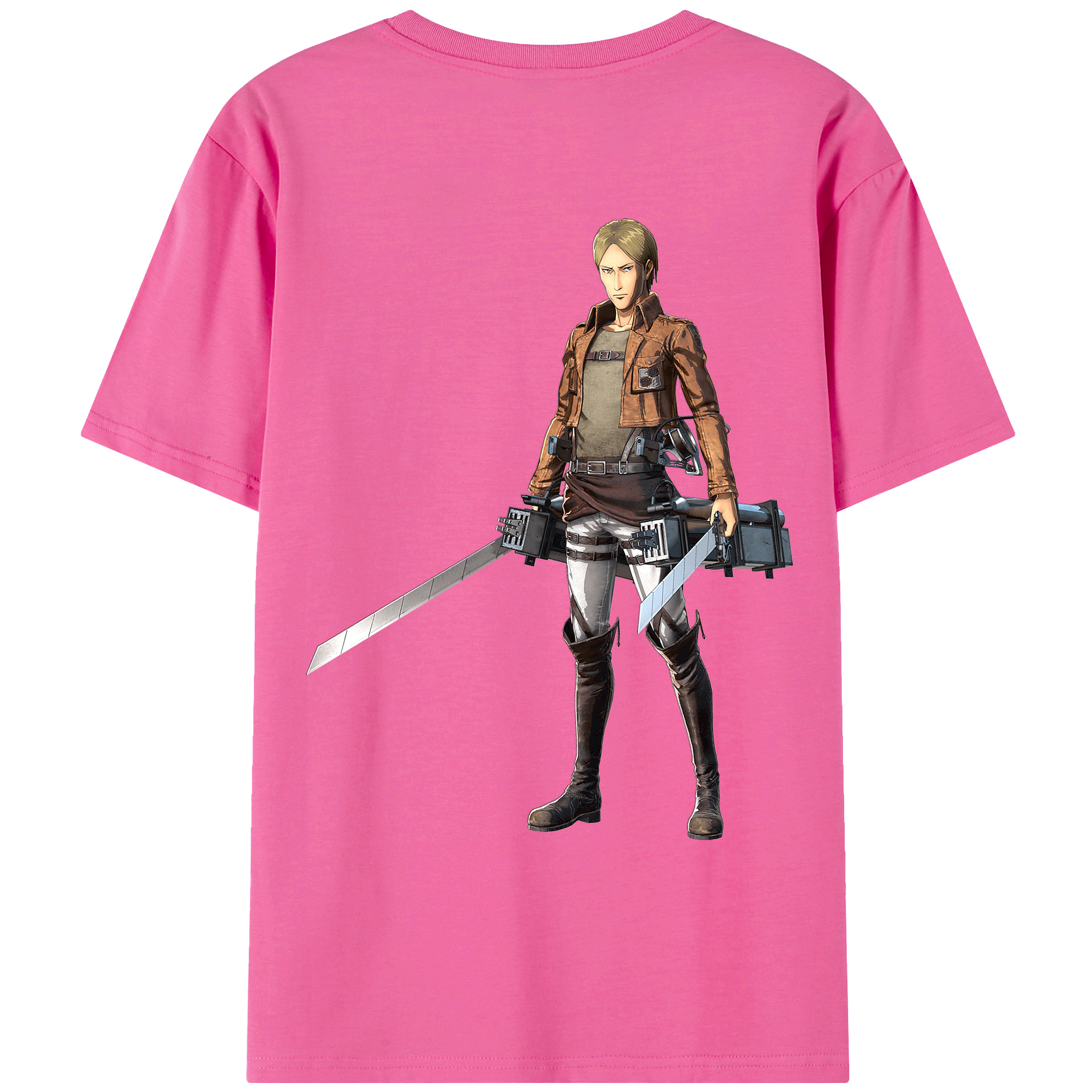 （画像用） 進撃の巨人 Attack on Titan レディース半袖Tシャツ(バックプリント)